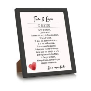 1 Corinthians 13 Valentine's Day Frame