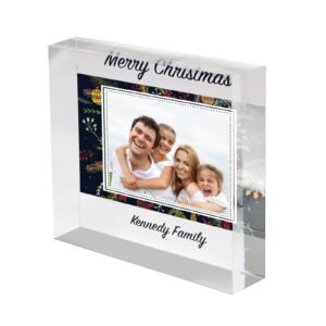 Personalised Christmas frame Acrylic Photo Block