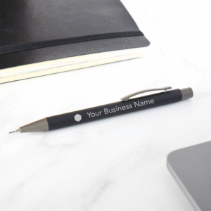 Personalised Soft Mechanical Pencil – Customisable Promotional Pencil with Logo & Text Printing, Ideal for Events & Giveaways