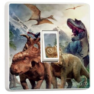 Dinosaurs Design for Single Light Switch Cover