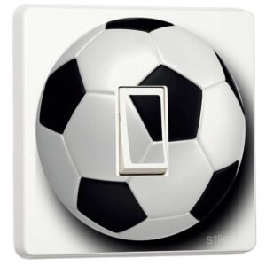 Football Ball Design for Single Light Switch Cover
