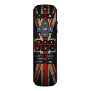 UK Retro Flag Design, Vinyl sticker for NOW TV Smart Remote with Voice controller