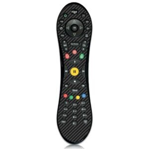 Black Carbon Fibre Vinyl sticker for Virgin Media TiVo Classic Remote controller