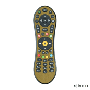 Gold Glitter sticker for Virgin Media TiVo V6 Remote controller