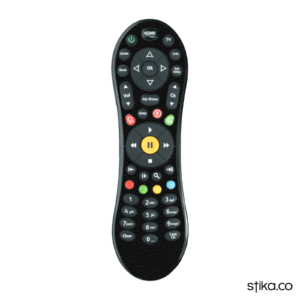 Black Leather textured sticker for Virgin Media TiVo V6 Remote controller