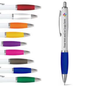Personalised Plastic Pens – Customisable Promotional Pen with Logo & Text Printing, Ideal for Events & Giveaways