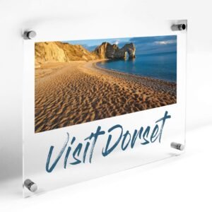 Modern Company Office School Door Sign Personalised Printed Acrylic Plaque - with fittings